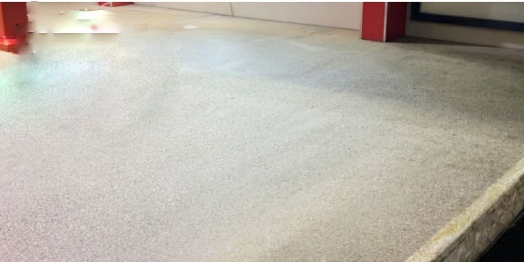 After – car park concrete high-pressure cleaned