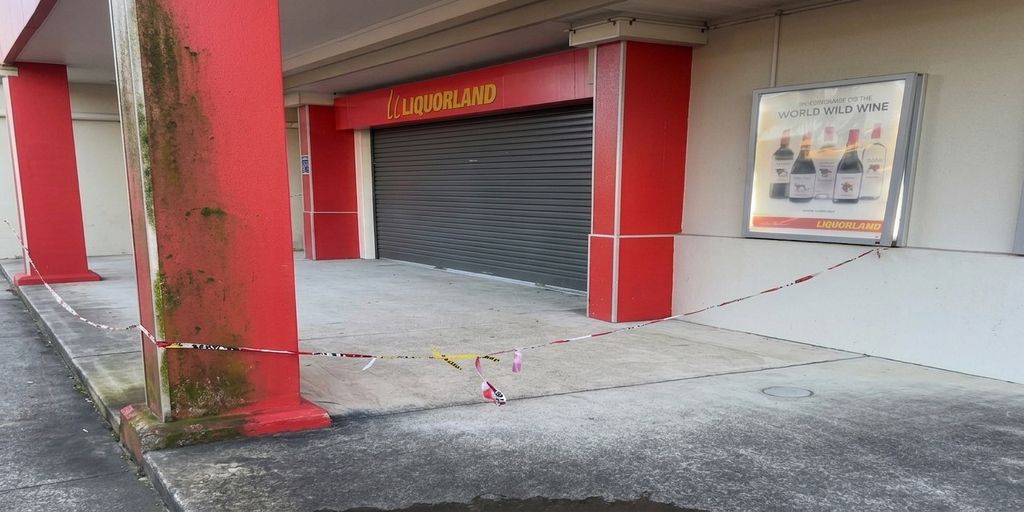 Before – building entry with mould on columns and concrete
